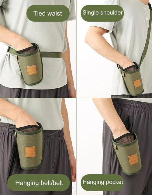 Load image into Gallery viewer, Portable Dog Treat Bag Puppy Training Treat Snack Bag Large Capacity Dog Training Snack Reward Waist Bag Pet Feed Pocket
