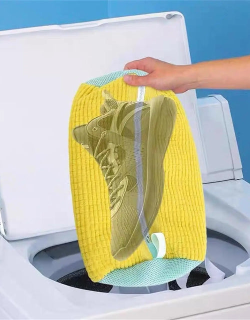 Load image into Gallery viewer, 1/2PCS Washing Shoes Bag Protector Fluffy Fibers Polyester Washing Shoes Machine Friendly Laundry Bag Drying Bags
