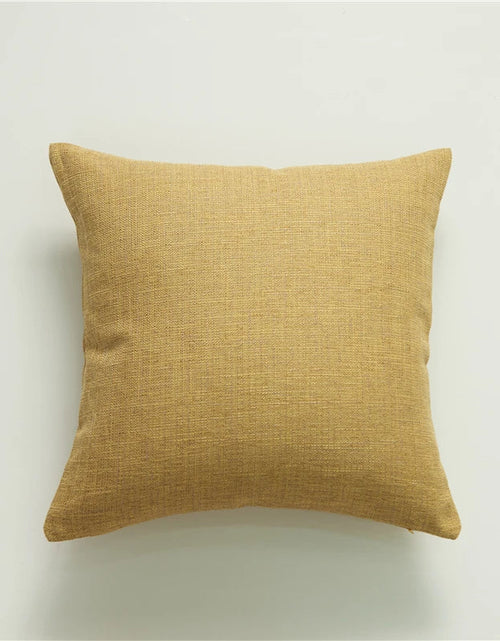 Load image into Gallery viewer, Linen Pilllow Cover with Tassels Soft Cushion Cover for Living Room Pillowcase 45*45 Decorative Pillows Nordic Home Decor
