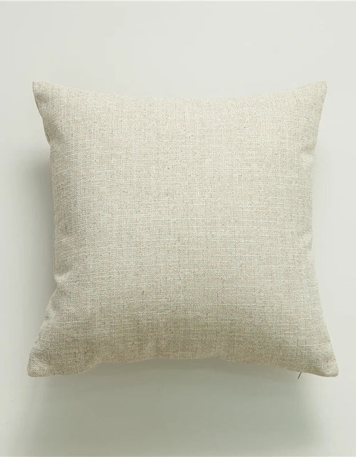 Load image into Gallery viewer, Linen Pilllow Cover with Tassels Soft Cushion Cover for Living Room Pillowcase 45*45 Decorative Pillows Nordic Home Decor
